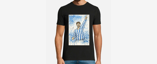 Camiseta Txuri-urdin