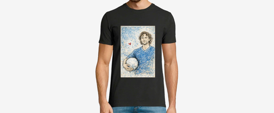 Camiseta de futbolista eterno